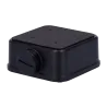 Caja de conexiones - Para cámaras bullet - Apto para uso exterior - Instalación en techo o pared - Color Negro - Pasa...