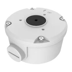 Caja de conexiones - Para cámaras bullet - Apto para uso exterior - Instalación en techo o pared - Color blanco - Pas...