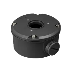 Caja de conexiones - Para cámaras bullet - Apto para uso exterior - Instalación en techo o pared - Color Negro - Pasa...