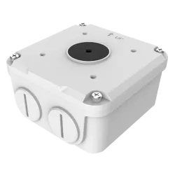 Caja de conexiones - Para cámaras bullet - Apto para uso exterior - Instalación en techo o pared - Color blanco - Pas...