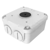 Caja de conexiones - Para cámaras bullet - Apto para uso exterior - Instalación en techo o pared - Color blanco - Pas...