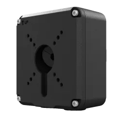 Caja de conexiones - Para cámaras bullet - Apto para uso exterior - Instalación en techo o pared - Color negro - Pasa...