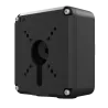 Caja de conexiones - Para cámaras bullet - Apto para uso exterior - Instalación en techo o pared - Color negro - Pasa...