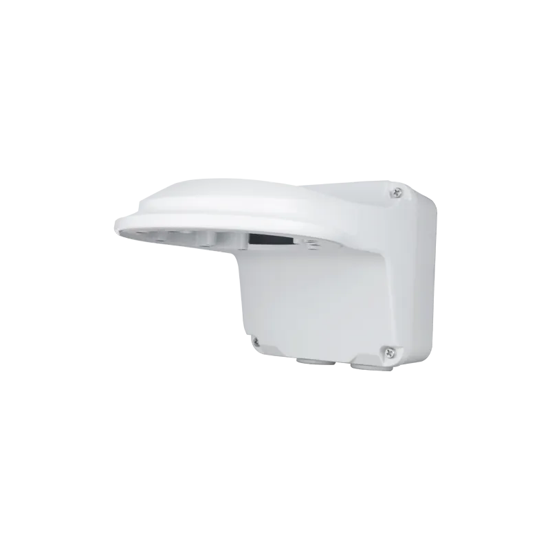 Soporte de pared - Caja de conexiones - Apto para uso en exterior - Color blanco - Compatible con Uniview - Pasador d...
