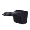 Soporte de pared - Caja de conexiones - Apto para uso en exterior - Color Negro - Compatible con Uniview - Pasador de...