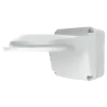 Soporte de pared - Para cámaras domo - Caja de conexiones - Apto para uso en exterior - Color blanco - Pasador de cables