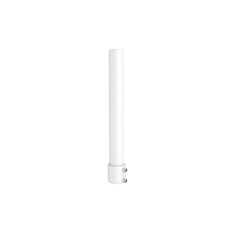 Soporte techo para domos motorizadas - Altura 223 mm - Apto para uso en exterior - Color blanco - Fabricado en aluminio