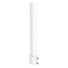 Soporte techo para domos motorizadas - Altura 223 mm - Apto para uso en exterior - Color blanco - Fabricado en aluminio