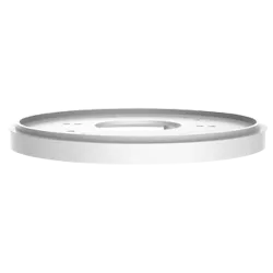 Adaptador - Para cámaras domo - Aleación de aluminio - Color blanco - Pasador de cables