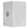 Soporte de esquina - Para cámaras UNIVIEW - Apto para uso en exterior - Color blanco - Pasador de cables