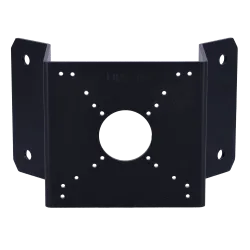 Soporte de esquina - Para cámaras Bullet y domo - Apto para uso en exterior - Color negro - Pasador de cables
