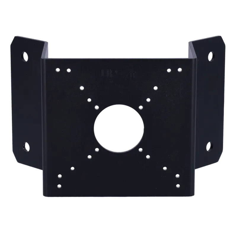 Soporte de esquina - Para cámaras Bullet y domo - Apto para uso en exterior - Color negro - Pasador de cables