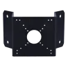 Soporte de esquina - Para cámaras Bullet y domo - Apto para uso en exterior - Color negro - Pasador de cables
