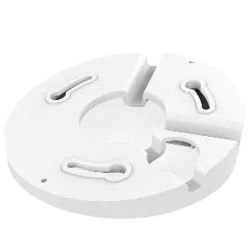 Soporte de techo inclinado - Para cámaras domo - Apto para uso interior - Color blanco - Plástico