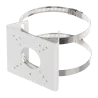 Soporte para mástiles - Para cámaras bullet - Apto para uso exterior - Rango diámetro 55~127 mm - Color blanco - Pasa...
