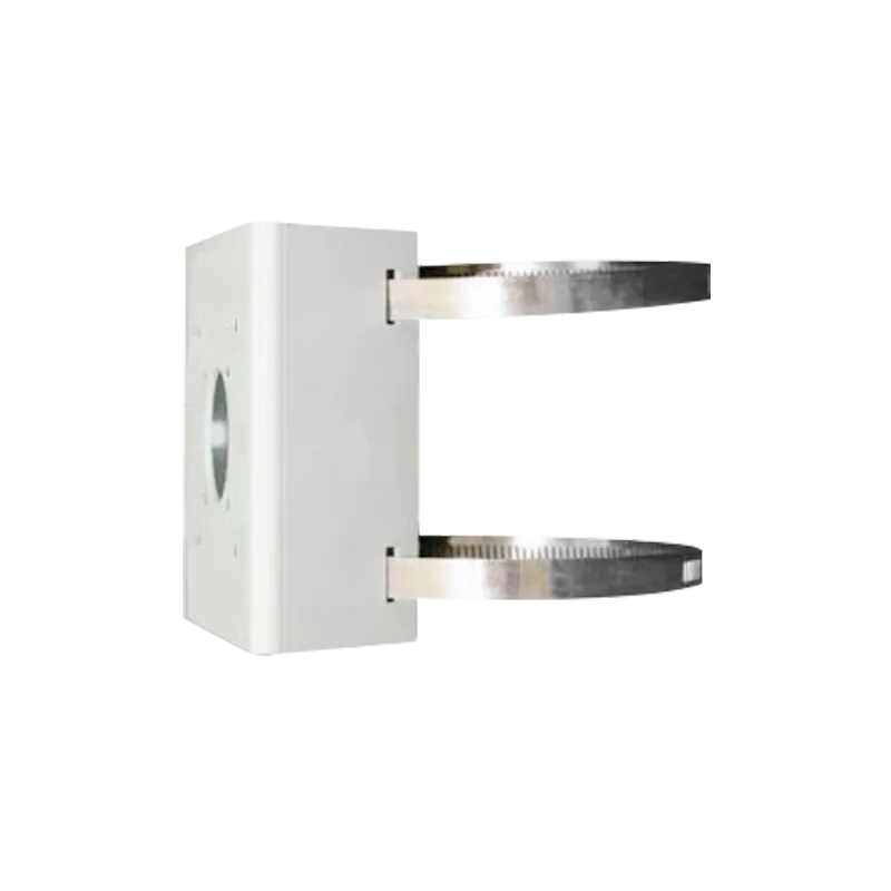 Soporte para mástiles - Para cámaras domo - Apto para uso exterior - Rango diámetro 67~127 mm - Color blanco - Pasado...