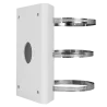 Soporte de mástiles - Para cámaras UNIVIEW PTZ - Apto para uso en exterior - Color blanco - Pasador de cables