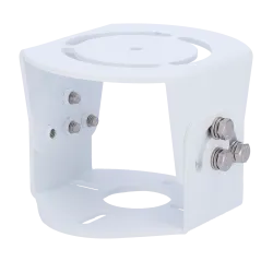 Soporte de poste - Para cámaras 2D - Apto para uso exterior/ interior - Color blanco