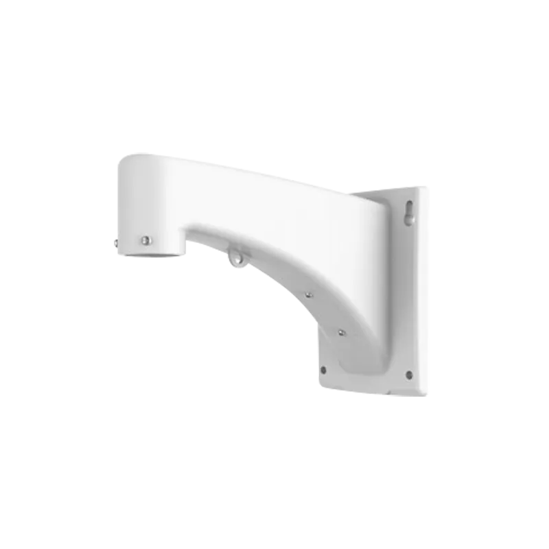 Soporte de pared - Para domos motorizados - Apto para uso en exterior - Color blanco - Pasador de cables