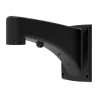 Soporte de pared - Para domos motorizados - Apto para uso en exterior - Color Negro - Pasador de cables
