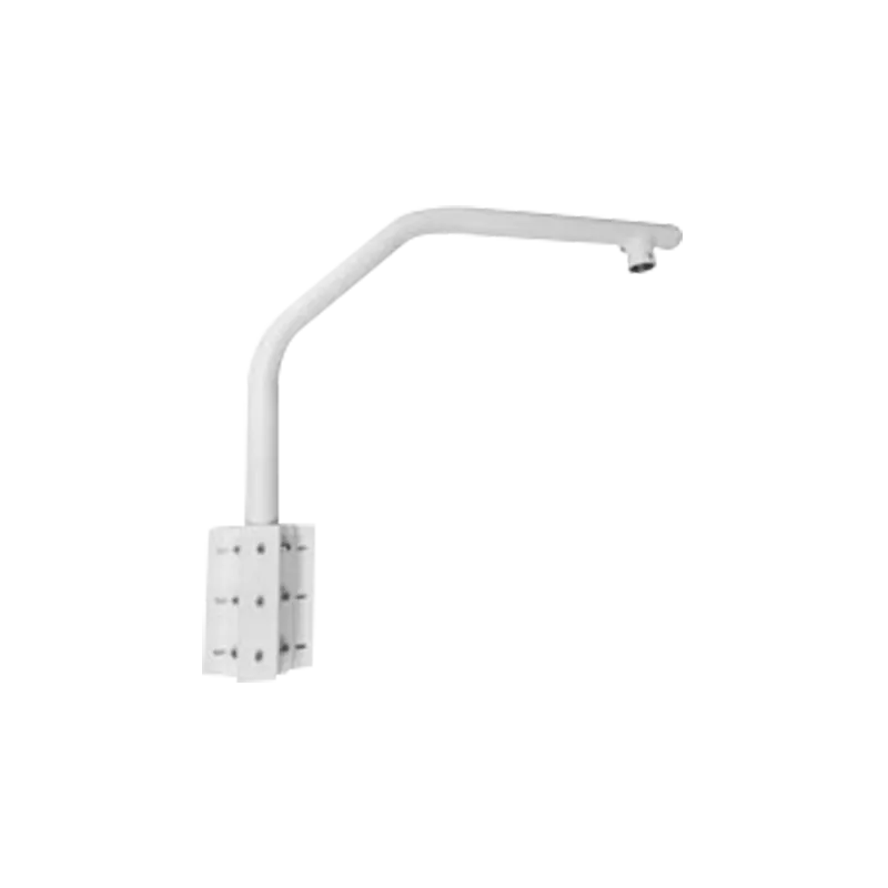 Soporte de cisne - Para domos motorizadas - Apto para uso en exterior - Color blanco - Pasador de cables