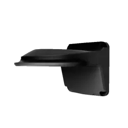 Soporte de pared - Para cámaras domo - Apto para uso en exterior - Color negro - Pasador de cables