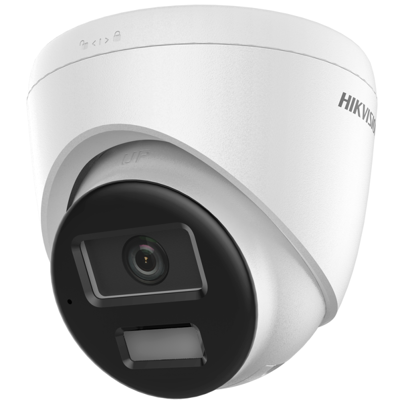 Cámara Turret IP Hikvision gama Value - Resolución 2 MP (1920x1080) - Lente 2.8 mm - Luz híbrida 30 m | Sirena y flas...