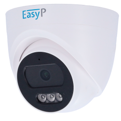 Cámara Turret IP EASY-P - 2MP | Lente 2.8 mm - IR 25 m | Mic - Compatibilidad total con Uniview y Hikvision - Soporta...