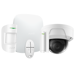 Kit de alarma profesional - Certificado Grado 2 - Comunicación Ethernet y GPRS - Inalámbrico 868 MHz Jeweller - Cámar...