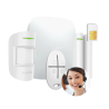 Kit de alarma profesional - Certificado Grado 2 - Comunicación Ethernet y GPRS - Inalámbrico 868 MHz Jeweller - Tarje...