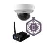 Kit para Control de aforo LITE - Cámara Uniview UV-IPCOUNT-Z-4 - PC con software SF-SW-COUNT-LITE (Instalado) - Vista...