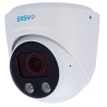 Cámara Turret IP AI EASY-P - 5MP | Lente Motorizada 2.7~13.5 mm - IR 40 m | Luz blanca 30 m | Mic - Instalación Plug ...