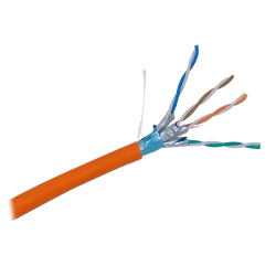 Uniview cable F/FTP categoría 6A - Conductor OFC,100% cobre - Diámetro 23 AWG-0,57mm - Certificado CPR Cca - Cubierta...