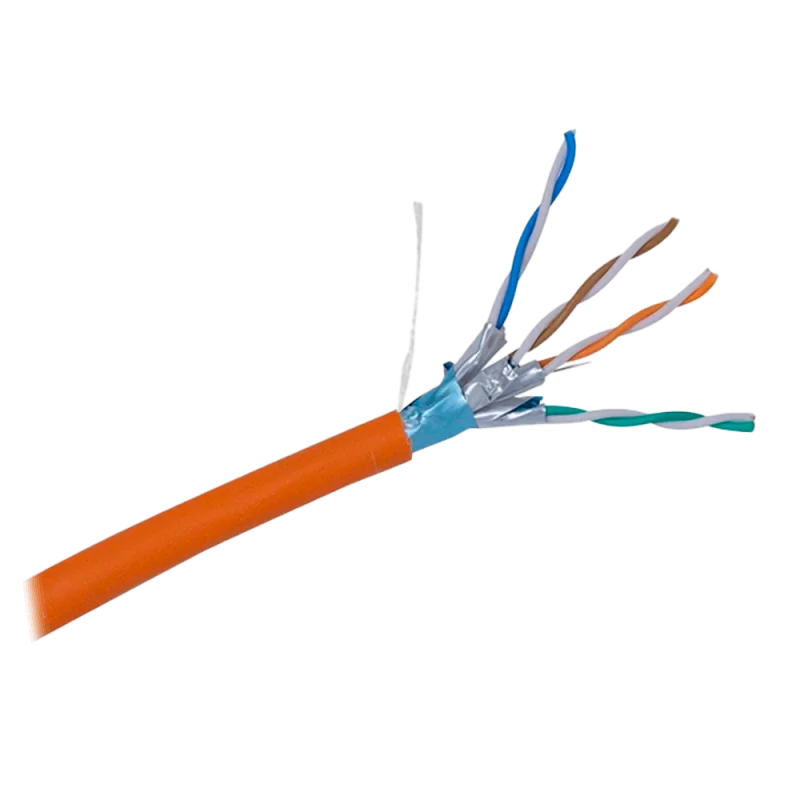 Uniview cable F/FTP categoría 6A - Conductor OFC,100% cobre - Diámetro 23 AWG-0,57mm - Certificado CPR Cca - Cubierta...