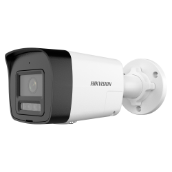 Cámara Bullet IP Hikvision gama Value - Resolución 4 Mpx (2560x1440) - Lente 4 mm - Luz híbrida 30 m | Sirena y flash...