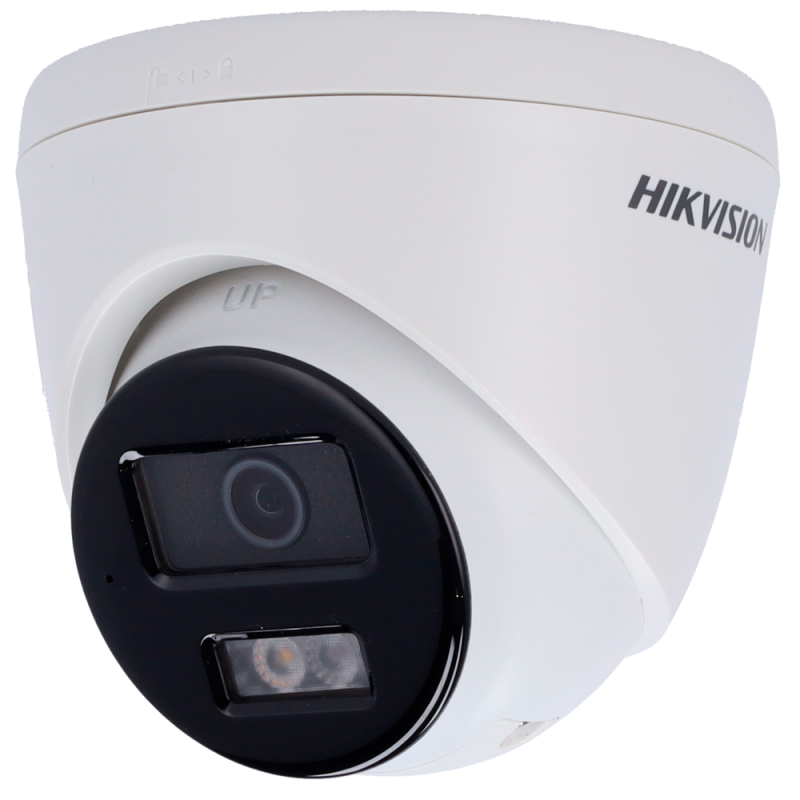 Cámara Turret IP Hikvision gama Value - Resolución 4 MP (2560x1440) - Lente 2.8 mm - Luz híbrida 30 m | Sirena y flas...