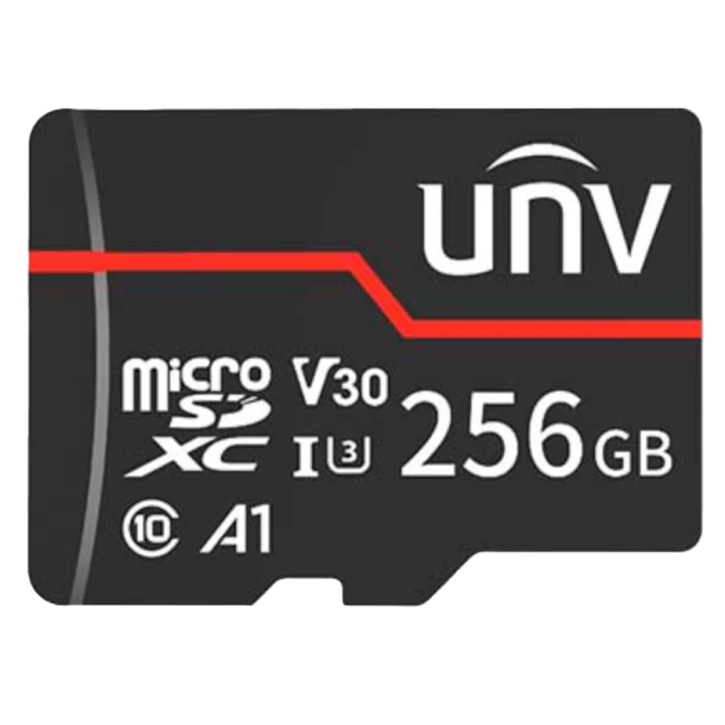 Tarjeta de memoria Uniview - microSD | Capacidad 256 GB - Clase 10 | Velocidad escritura 70 MB/s - Hasta 3.000 ciclo...