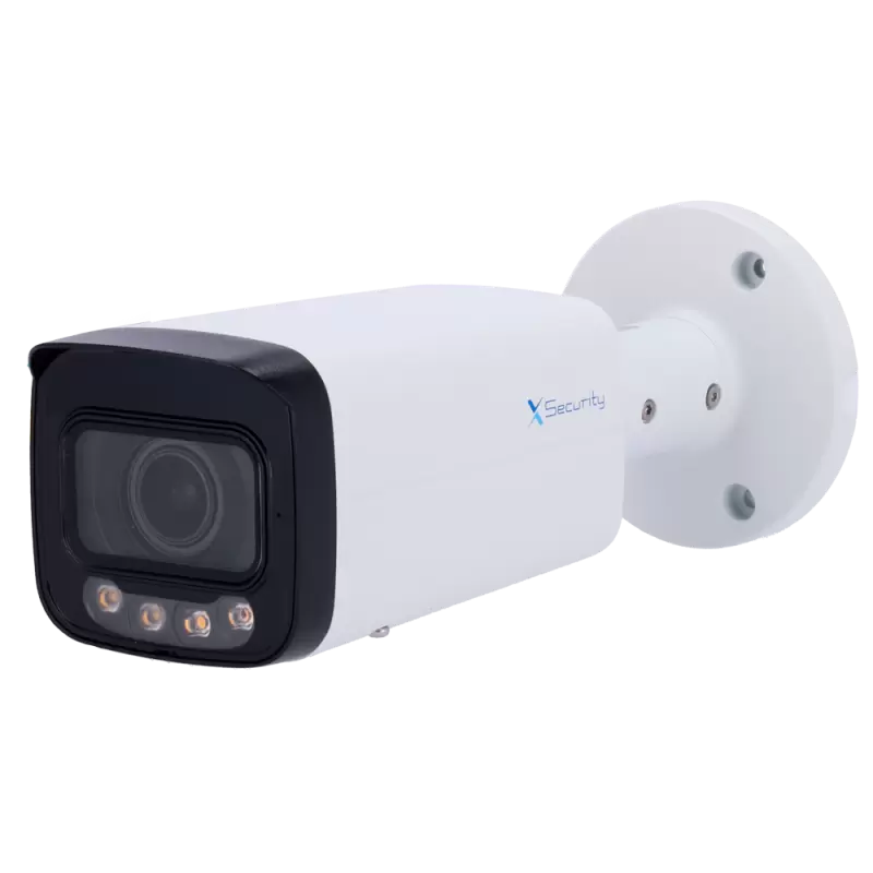 X-Security Cámara IP Bullet - 6 Megapíxel (3288x1850) - Lente fija 2.8mm - WDR 120dB | Dual Light(IR 30m y Luz Blanc...