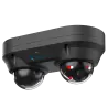X-Security Cámara IP Domo dual - 2x 4 Megapíxel (2560x1440) - 2x Lente fija 2.8mm - WDR 120dB | Dual Light(IR 30m y ...