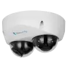 X-Security Cámara IP Domo dual - 2x 4 Megapíxel (2560x1440) - Lente fija 2.8mm - WDR 120dB | Dual Light(IR 60m y Luz...