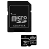 Tarjeta de memoria con adaptador Uniview - microSD | Capacidad 256 GB - Clase 10 | Velocidad escritura 35 MB/s - Hast...