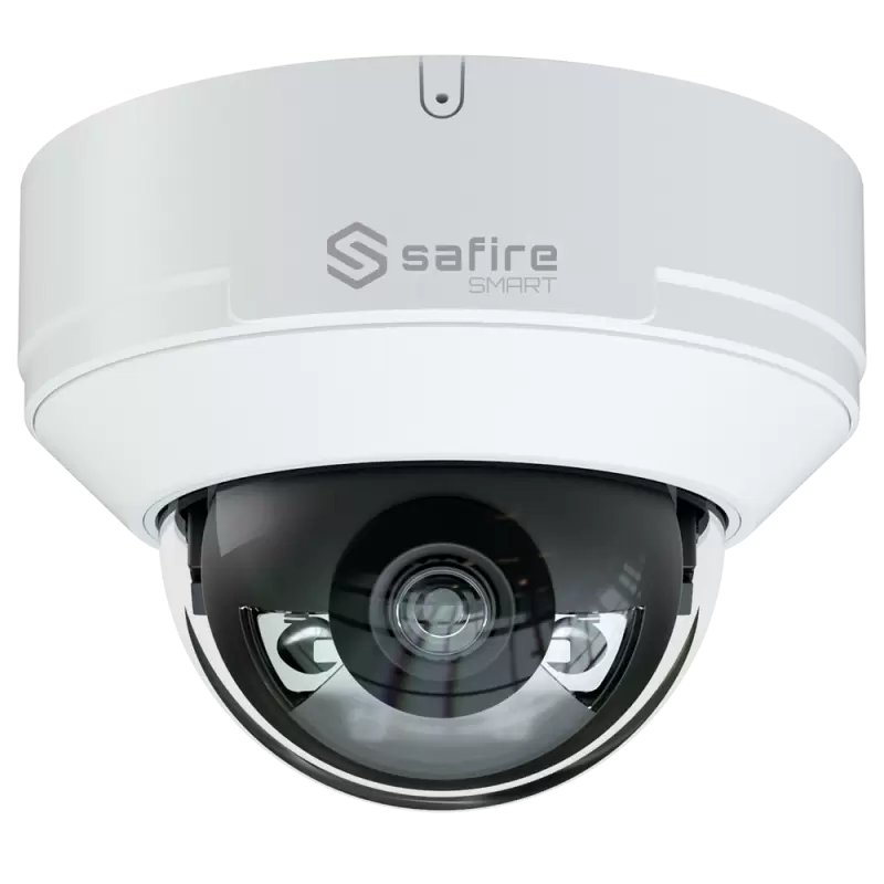 Safire Smart - Cámara Dome IP gama E1 Inteligencia Artificial - Resolución 8 Megapixel (3840x2160) - Lente 2.8 mm | A...