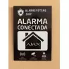 Cartel adhesivo alarma conectada AlarmSystems A6