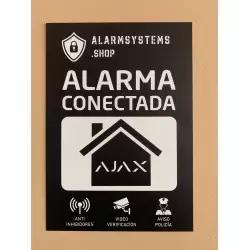 PVC sign connected alarm AlarmSystems A5