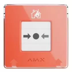 Ajax Manual Call Point Fire Push Button Wireless Red