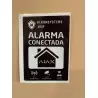 AlarmSystems A6 vernetztes Alarm-Klebeschild