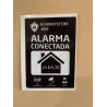 Cartel adhesivo alarma conectada AlarmSystems A6