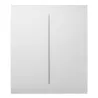 Ajax LightSwitch CenterButton 2 posti Doppio pulsante centrale