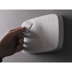 Ajax KeyPad Combi Wireless Touch Keyboard with Siren, Cards & Encrypted Controllers