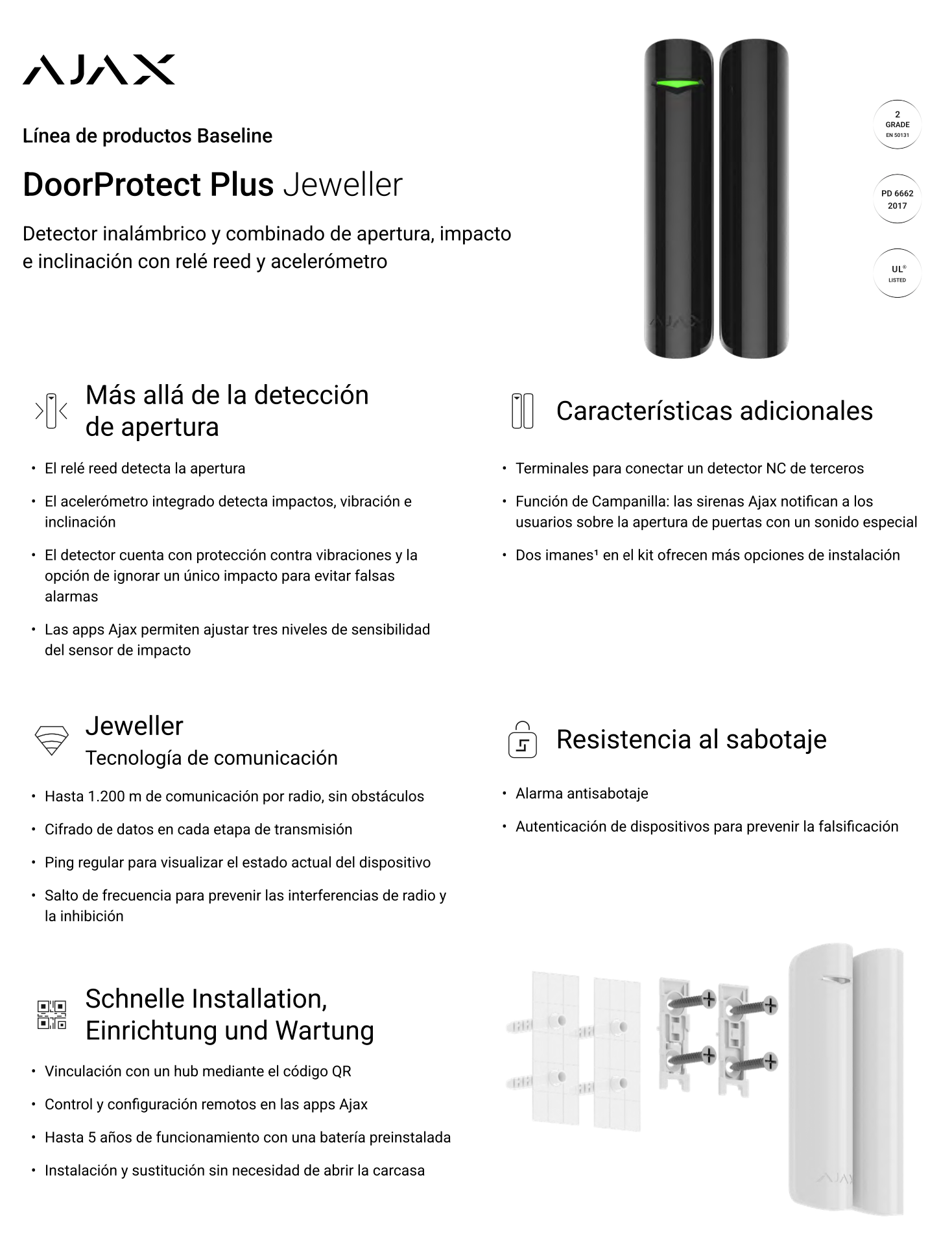 ajax doorprotect plus